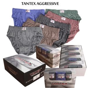 Celana Dalam Pria Karet Bungkus Tantex Aggressive Isi 3 Pcs